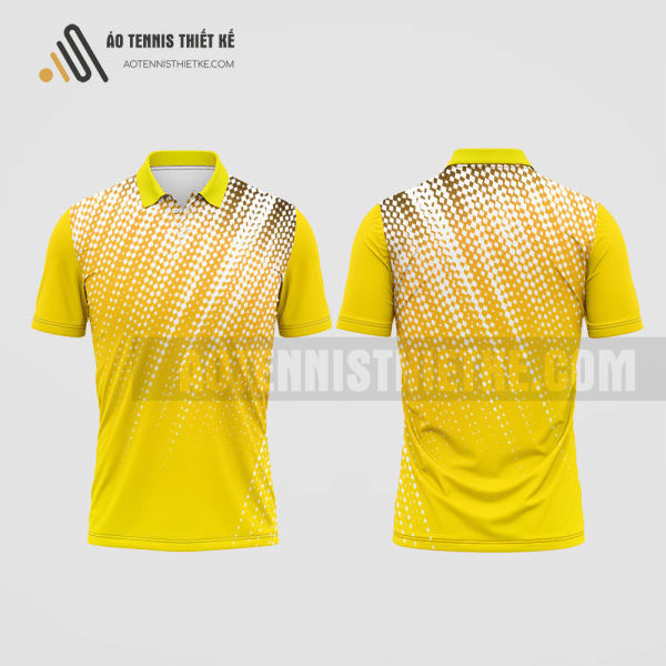 Mẫu quần áo đánh tennis câu lạc bộ An Minh màu vàng thiết kế chất lượng ATNTK276