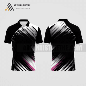 Mẫu quần áo tennis câu lạc bộ nghề môi giới bất động sản màu đen thiết kế ATNTK110