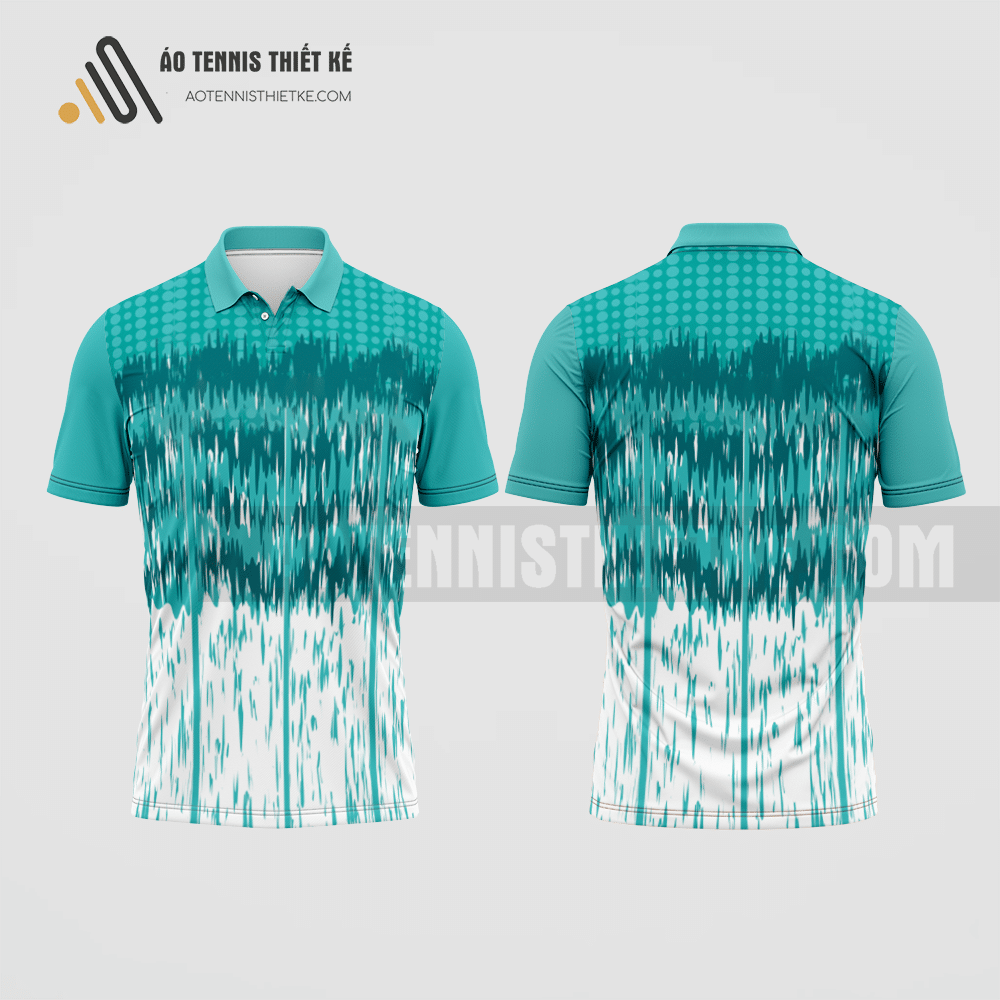 Mẫu trang phục thi đấu tennis câu lạc bộ Ba Đình màu xanh ngọc thiết kế độc ATNTK284