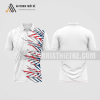 Mẫu áo đấu tennis câu lạc bộ Đại Từ màu trắng tự thiết kế ATNTK418