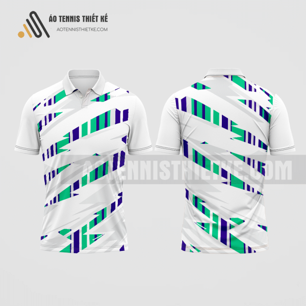 Mẫu áo giải tennis câu lạc bộ Bình Liêu màu xanh ngọc thiết kế uy tín ATNTK325