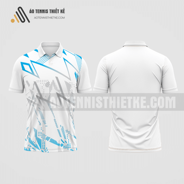Mẫu áo giải tennis câu lạc bộ Đà Lạt màu trắng thiết kế đẹp ATNTK415
