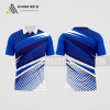 Mẫu áo polo tennis câu lạc bộ Chợ Mới màu xanh biển thiết kế lạ ATNTK393