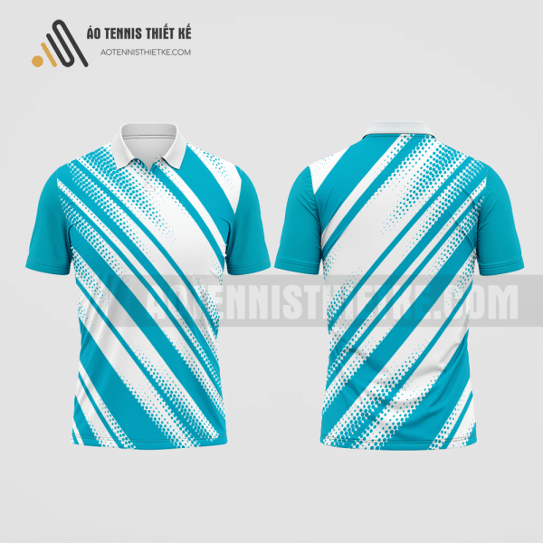 Mẫu áo polo tennis câu lạc bộ Cư Kuin màu xanh ngọc thiết kế chất lượng ATNTK408
