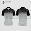 Mẫu áo polo tennis câu lạc bộ Gia Nghĩa màu đen thiết kế tốt nhất ATNTK483