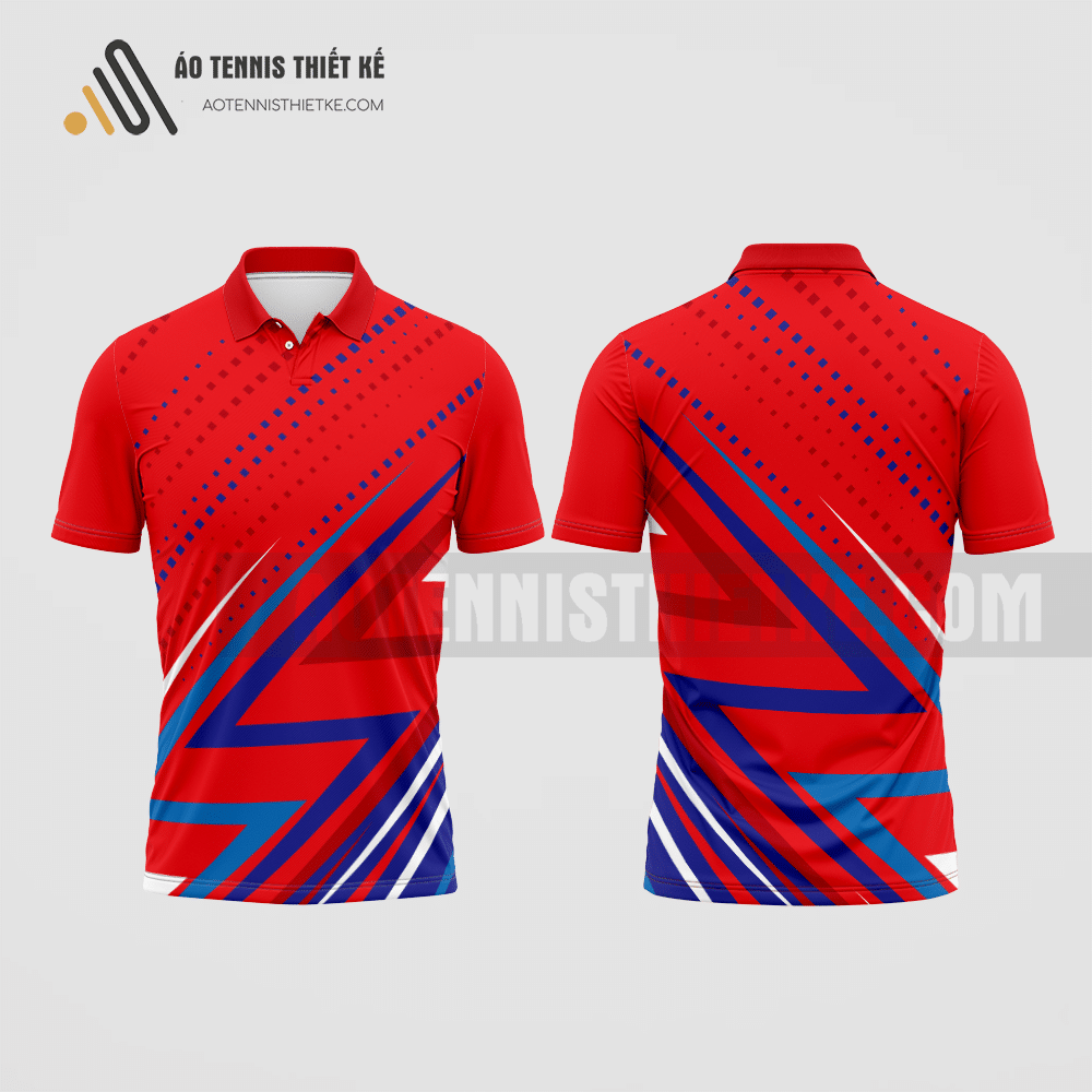 Mẫu áo quần vợt câu lạc bộ Chư Prông màu đỏ thiết kế uy tín ATNTK397