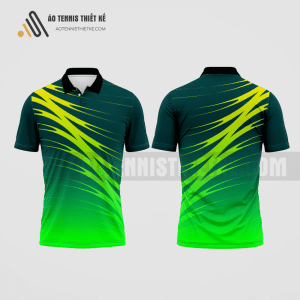 Mẫu áo quần vợt câu lạc bộ Đà Bắc màu xanh lá thiết kế nam ATNTK412