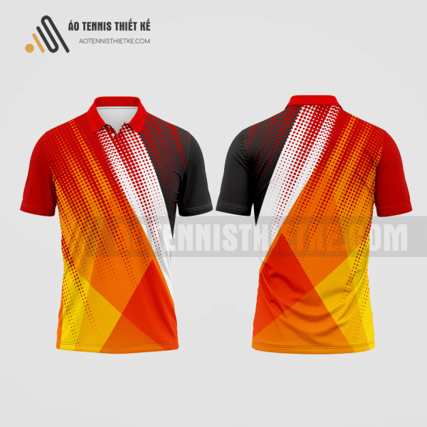 Mẫu áo quần vợt câu lạc bộ Đăk Tô màu cam thiết kế đẹp ATNTK427