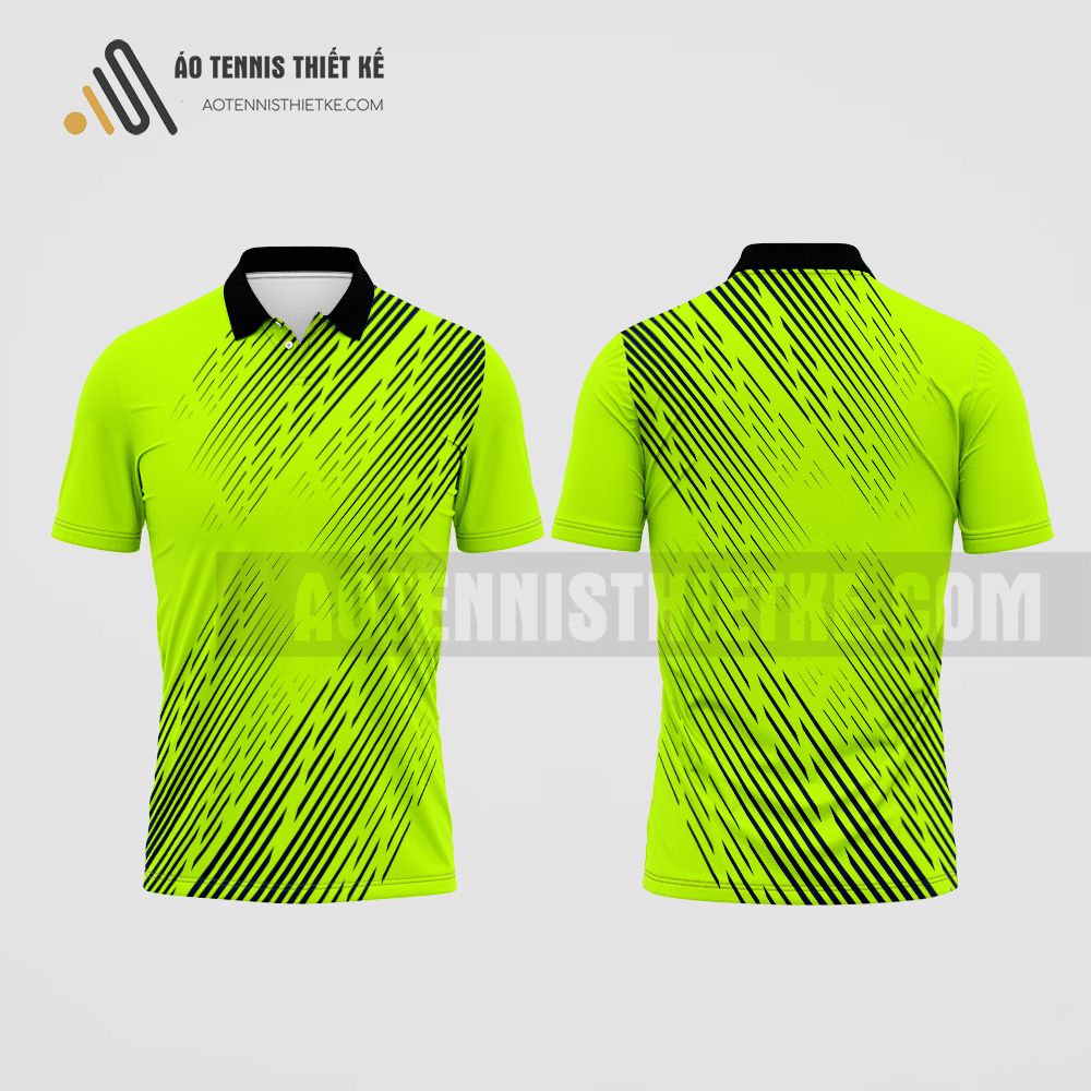 Mẫu áo quần vợt câu lạc bộ Đồng Hỷ màu xanh chuối thiết kế uy tín ATNTK457