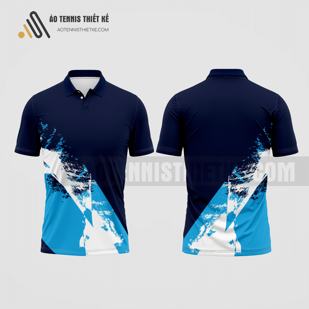Mẫu áo tennis câu lạc bộ Cẩm Thủy màu tím than thiết kế độc ATNTK356