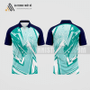 Mẫu áo thi đấu quần vợt câu lạc bộ Bình Gia màu xanh ngọc thiết kế cao cấp ATNTK323