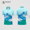 Mẫu áo thi đấu quần vợt câu lạc bộ Cát Hải màu xanh ngọc thiết kế độc ATNTK368