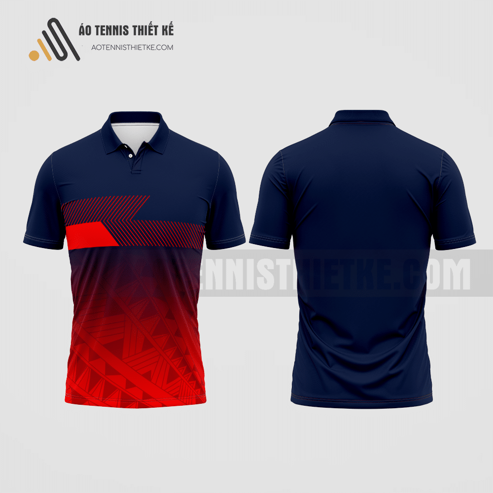 Mẫu áo thi đấu quần vợt câu lạc bộ Đồng Phú màu tím than thiết kế giá rẻ ATNTK458
