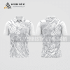 Mẫu áo thun tennis câu lạc bộ Đăk Glei màu trắng thiết kế chất lượng ATNTK420