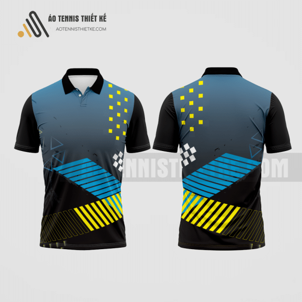 Mẫu đồng phục tennis câu lạc bộ Bình Lục màu đen thiết kế tốt nhất ATNTK327