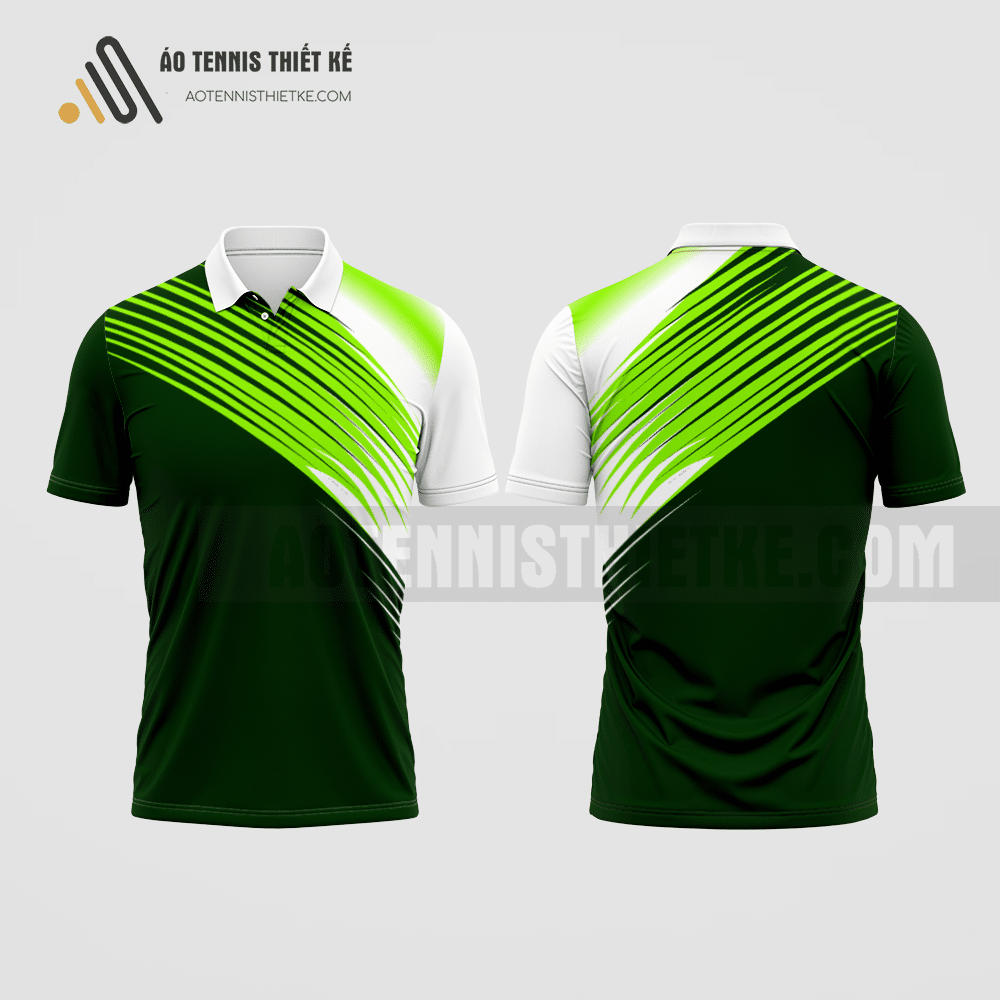 Mẫu đồng phục tennis câu lạc bộ Đắk Glong màu xanh lá thiết kế uy tín ATNTK421