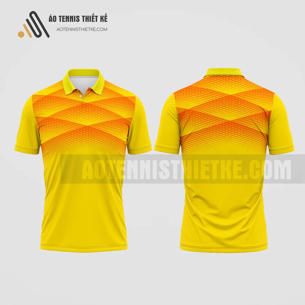 Mẫu đồng phục tennis câu lạc bộ Đoan Hùng màu vàng thiết kế tốt nhất ATNTK447