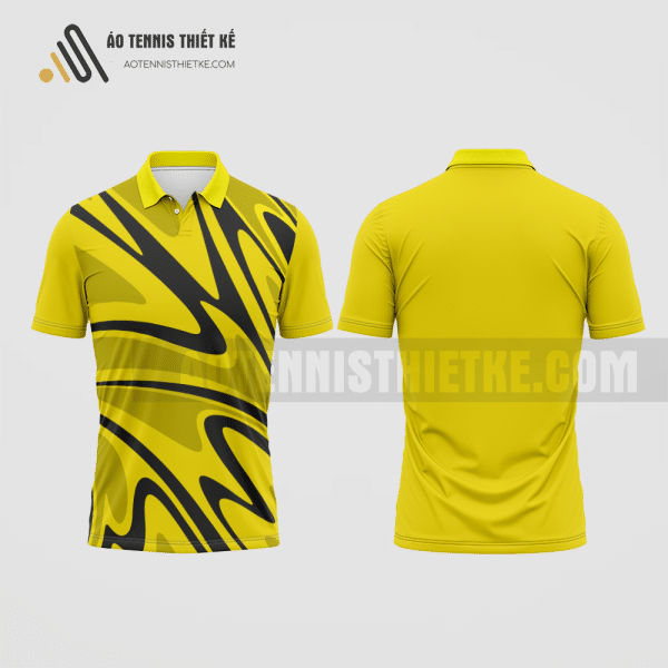 Mẫu đồng phục tennis câu lạc bộ Đồng Xoài màu vàng thiết kế chính hãng ATNTK462