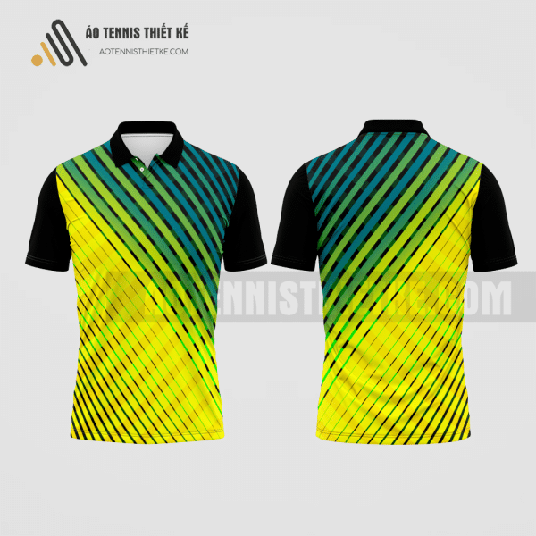 Mẫu quần áo đánh tennis câu lạc bộ Cửa Lò màu vàng thiết kế tốt nhất ATNTK411