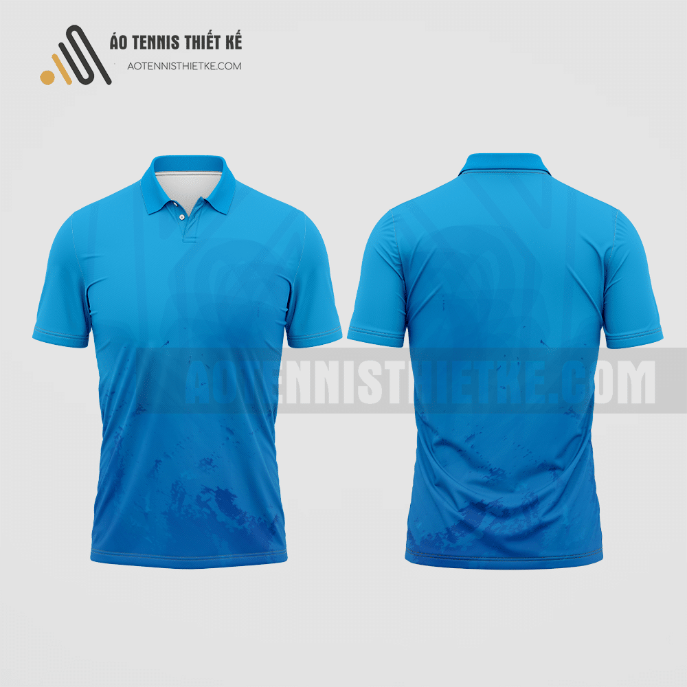 Mẫu quần áo tennis câu lạc bộ Bố Trạch màu xanh da trời thiết kế cao cấp ATNTK335
