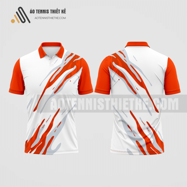 Mẫu quần áo tennis câu lạc bộ Gia Viễn màu cam thiết kế nữ ATNTK485