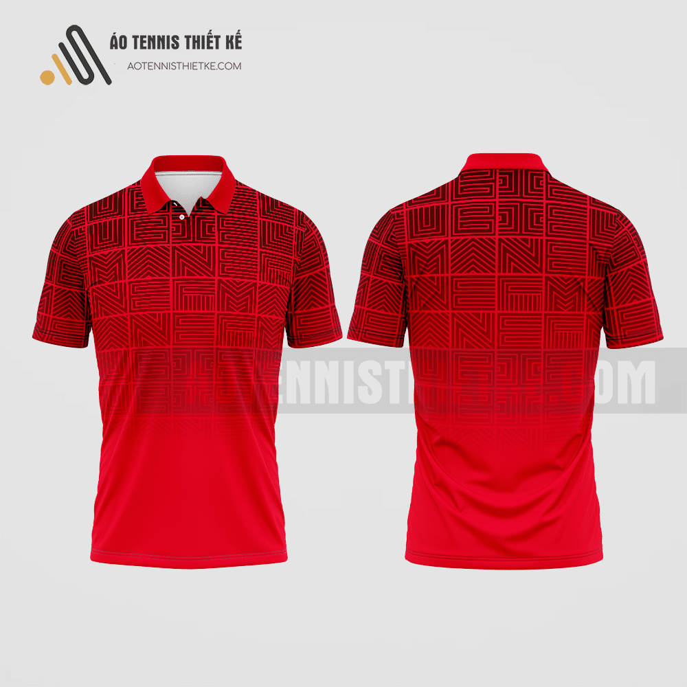 Mẫu trang phục thi đấu tennis câu lạc bộ Ea Súp màu đỏ thiết kế cao cấp ATNTK479