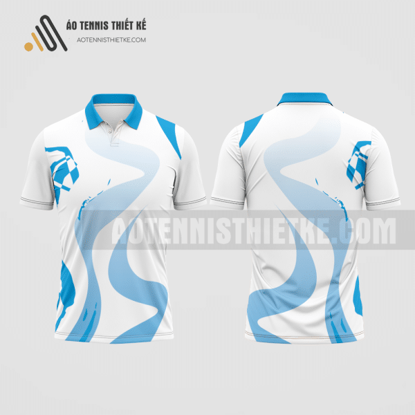 Mẫu trang phục thi đấu tennis câu lạc bộ Gò Dầu màu xanh da trời thiết kế giá rẻ ATNTK494