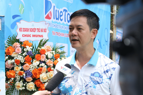 Ông Lại Hoàng Dương chủ tịch CLB Tennis DNT Hà Nội, Phó chủ tịch CLB Tennis DNT Việt Nam