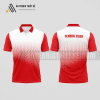 Mẫu áo chơi tennis câu lạc bộ Hoài Đức màu đỏ thiết kế cao cấp ATNTK527