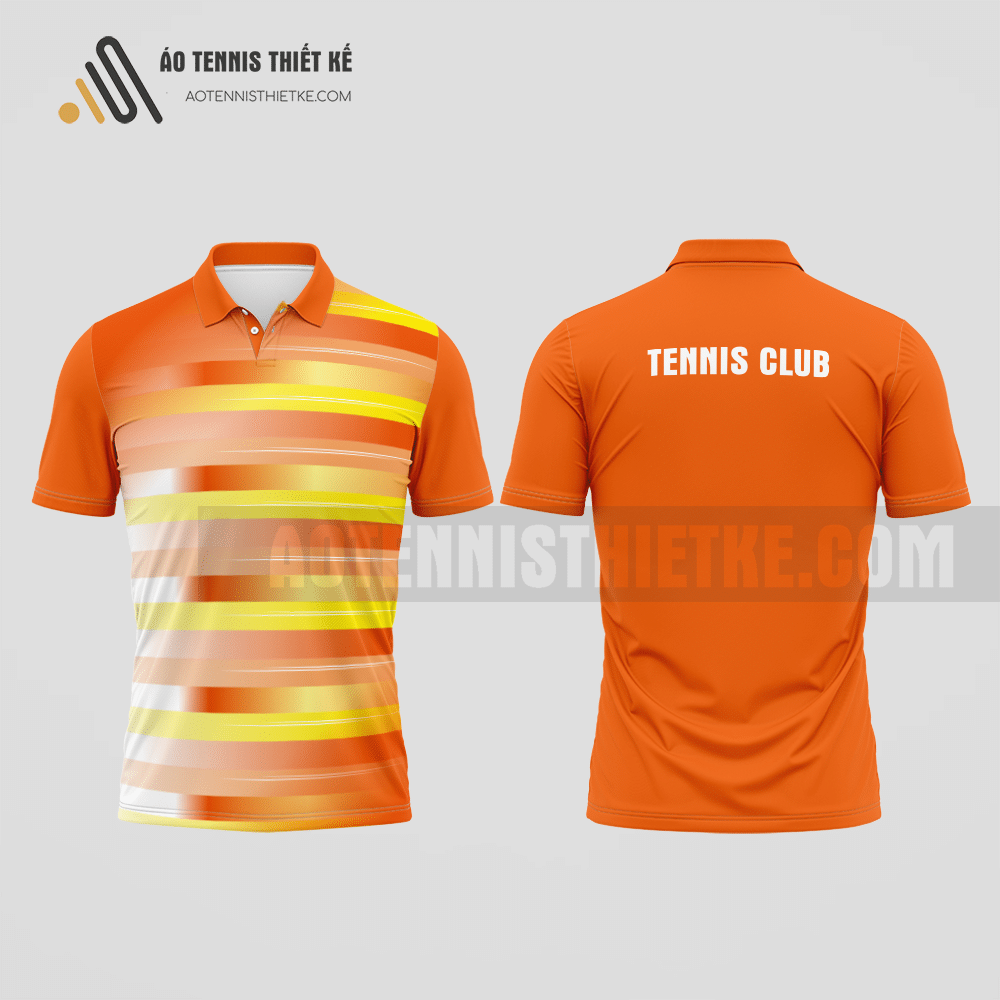 Mẫu áo chơi tennis câu lạc bộ Hồng Ngự màu da trời thiết kế tiện ích ATNTK542