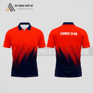 Mẫu áo chơi tennis câu lạc bộ Nậm Pồ màu đỏ thiết kế hiện đại ATNTK664