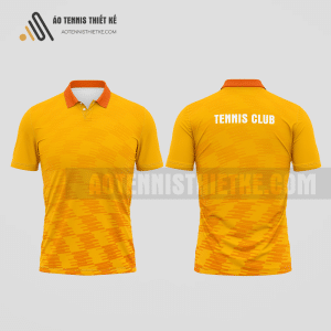 Mẫu áo chơi tennis câu lạc bộ Phong Thổ màu da cam thiết kế cá nhân ATNTK709