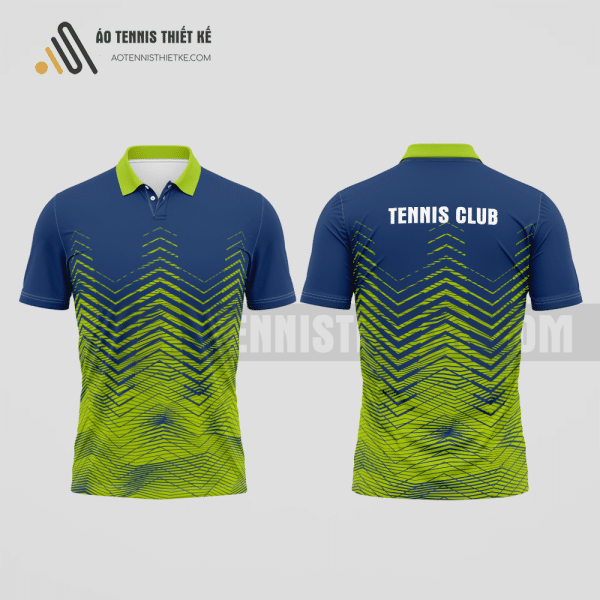 Mẫu áo chơi tennis câu lạc bộ Sông Mã màu tím than tự thiết kế ATNTK784