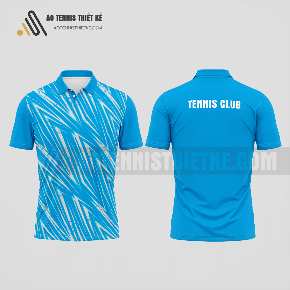 Mẫu áo chơi tennis câu lạc bộ Tân Hiệp màu xanh da trời thiết kế nổi bật ATNTK799
