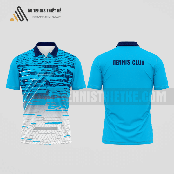 Mẫu áo chơi tennis câu lạc bộ Thạnh Trị màu da trời thiết kế xu hướng ATNTK844
