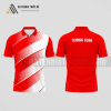 Mẫu áo đấu tennis câu lạc bộ Hữu Lũng màu đỏ thiết kế tiêu chuẩn ATNTK553