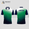 Mẫu áo đấu tennis câu lạc bộ Lang Chánh màu xanh ngọc thiết kế chính hãng ATNTK598