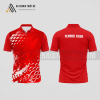 Mẫu áo đấu tennis câu lạc bộ Long Khánh màu đỏ thiết kế đa chức năng ATNTK613
