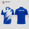 Mẫu áo đấu tennis câu lạc bộ Mường La màu xanh dương thiết kế cá nhân ATNTK645