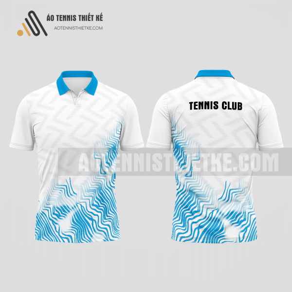 Mẫu áo đấu tennis câu lạc bộ Nghi Xuân màu xanh da trời thiết kế linh hoạt ATNTK675