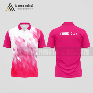 Mẫu áo giải tennis câu lạc bộ Long Biên màu hồng thiết kế hiệu quả ATNTK610