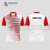 Mẫu áo giải tennis câu lạc bộ Lý Sơn màu đỏ thiết kế nam ATNTK625