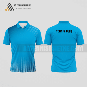 Mẫu áo giải tennis câu lạc bộ Quảng Ninh màu xanh da trời thiết kế linh hoạt ATNTK747