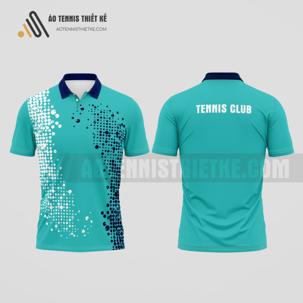 Mẫu áo giải tennis câu lạc bộ Thạch Thành màu xanh ngọc thiết kế nam ATNTK822