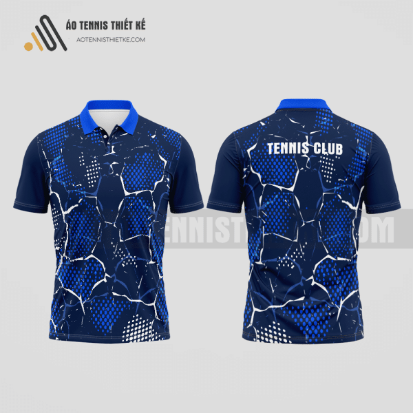 Mẫu áo giải tennis câu lạc bộ Thanh Liêm màu tím than thiết kế tiết kiệm ATNTK837