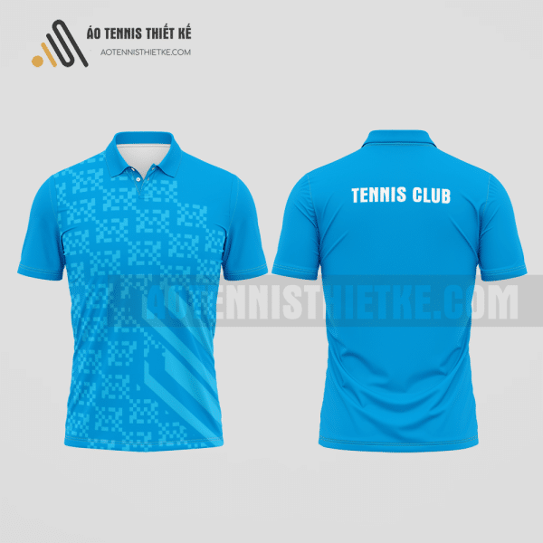 Mẫu áo giải tennis câu lạc bộ Thống Nhất màu xanh da trời thiết kế đa dạng ATNTK852