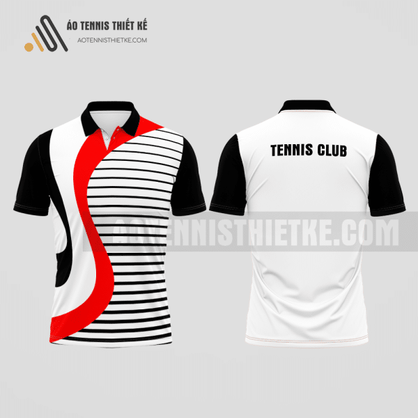 Mẫu áo giải tennis câu lạc bộ Tuy An màu đen thiết kế lạ ATNTK897