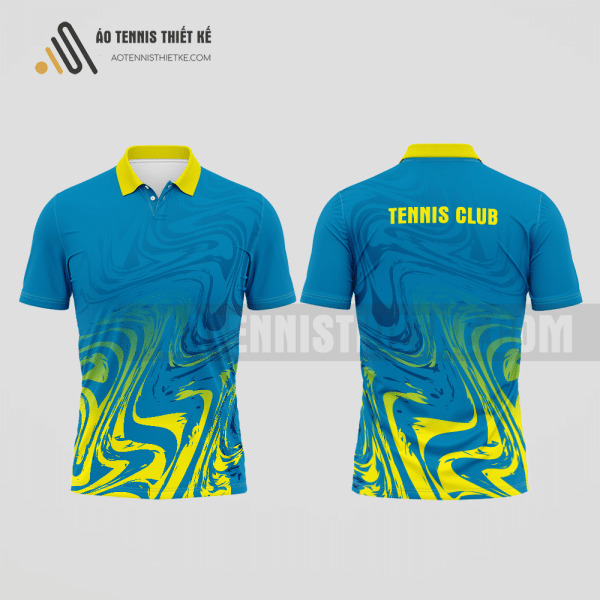 Mẫu áo giải tennis câu lạc bộ Vũng Liêm màu xanh da trời thiết kế giá rẻ ATNTK942