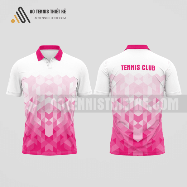 Mẫu áo polo tennis câu lạc bộ Hoài Nhơn màu hồng thiết kế chất lượng ATNTK528