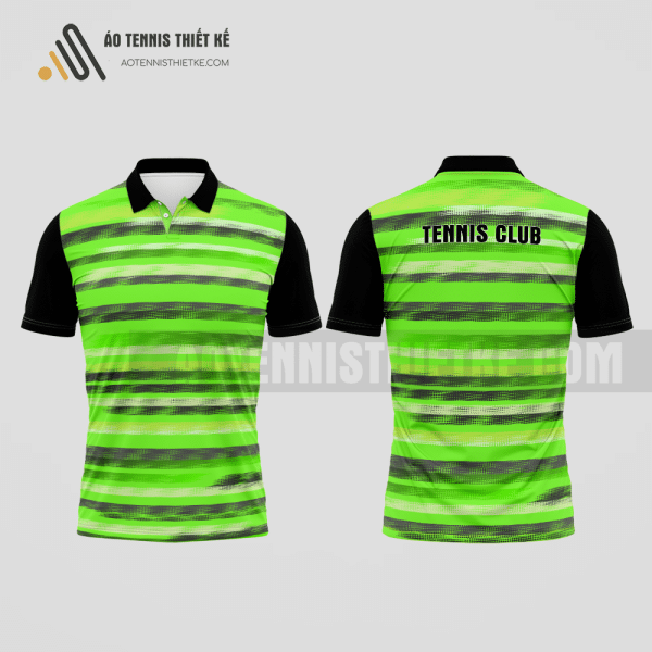 Mẫu áo polo tennis câu lạc bộ Tân Hồng màu xanh cốm thiết kế tiện ích ATNTK800
